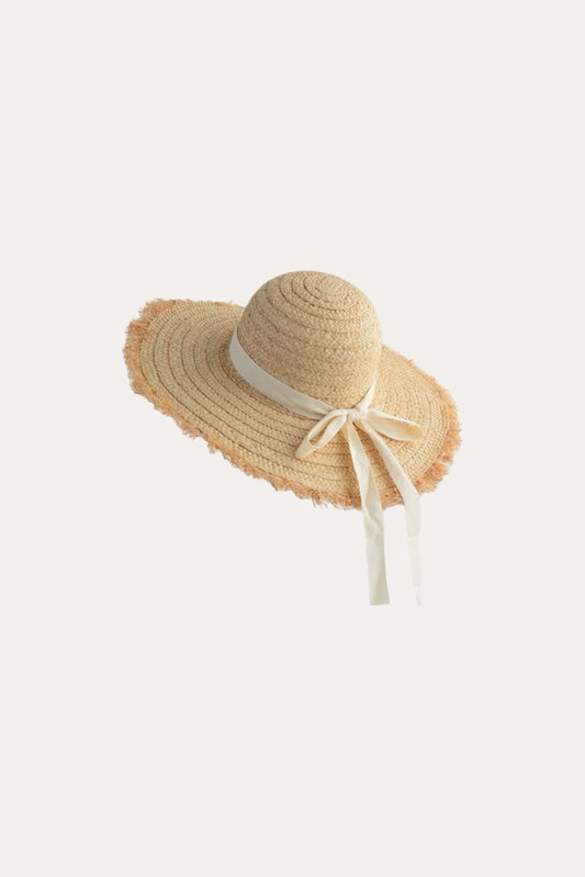 Valoni Straw Hat | White