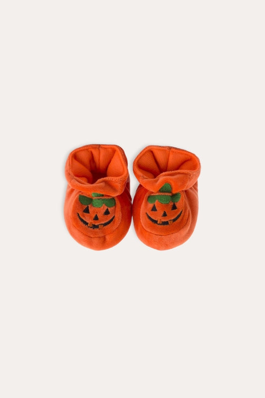 Pumpkin Newborn Toddler Anti slip Footwear | Orange