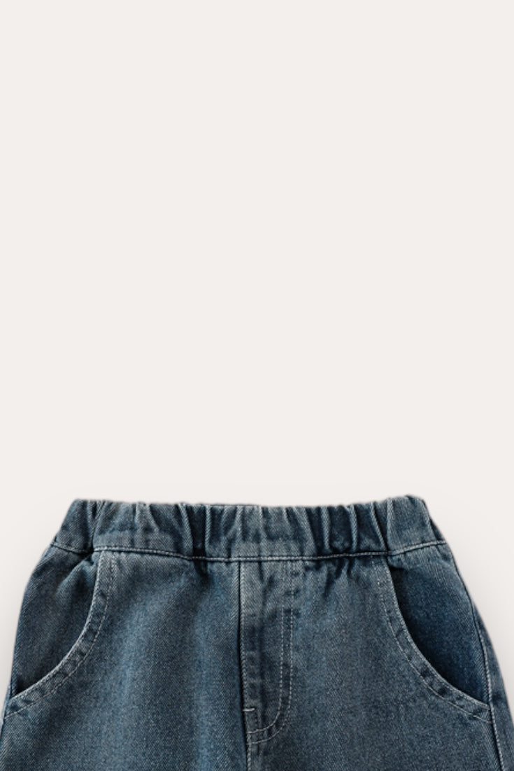 Mushroom Jeans Trousers | Blue