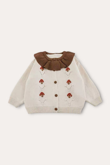 Mushroom Cardigan | Beige