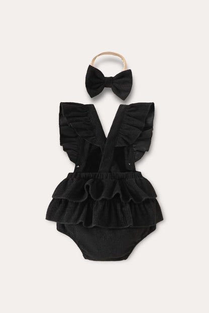 Skelet Romper | Black