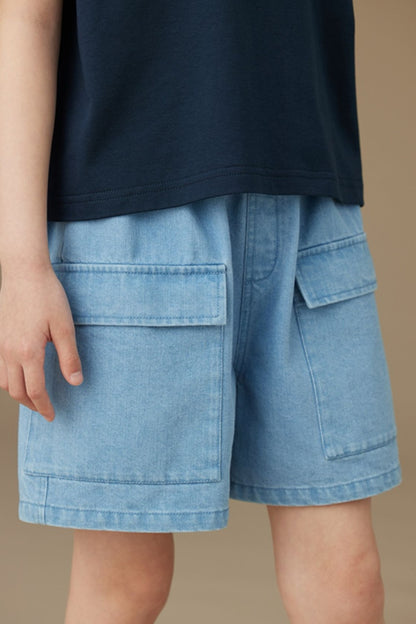 Puk Denim Shorts | Light Blue