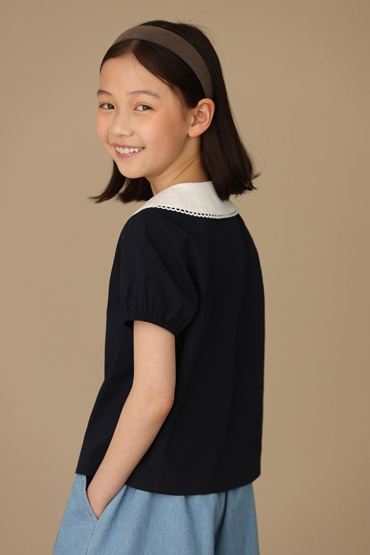 Poda Blouse | Navy