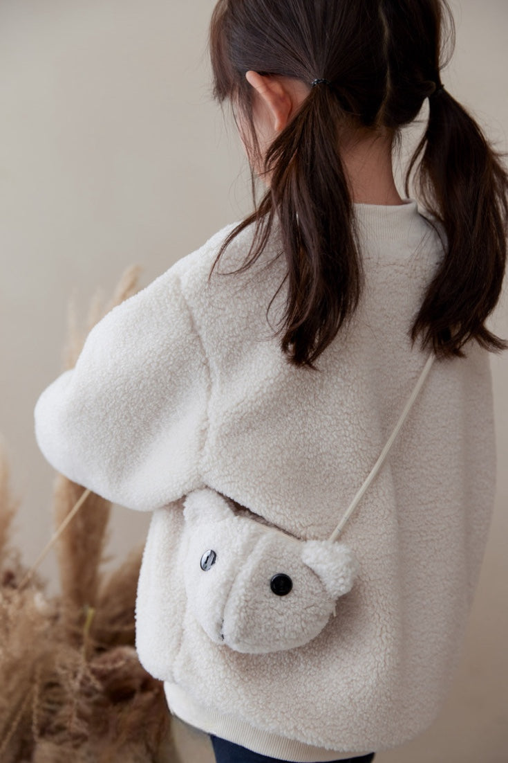 Teddy Bear Sweatshirt | Beige