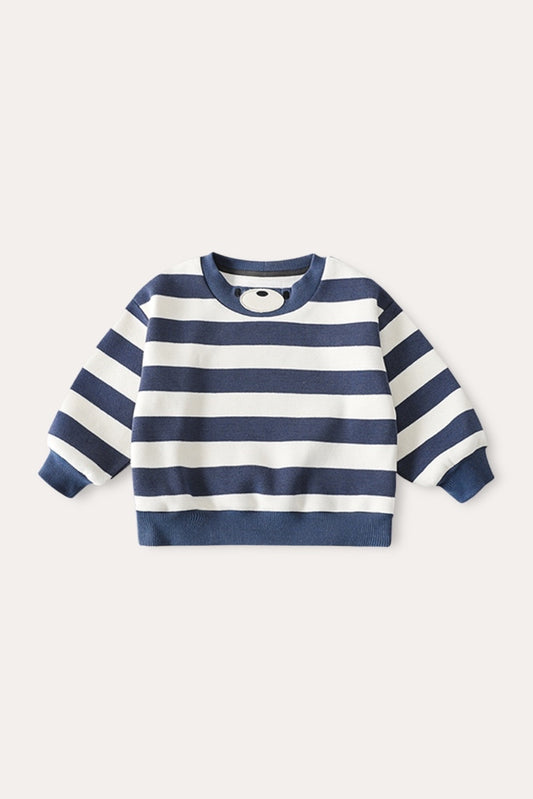Morris Striped Sweatshirt | Blue