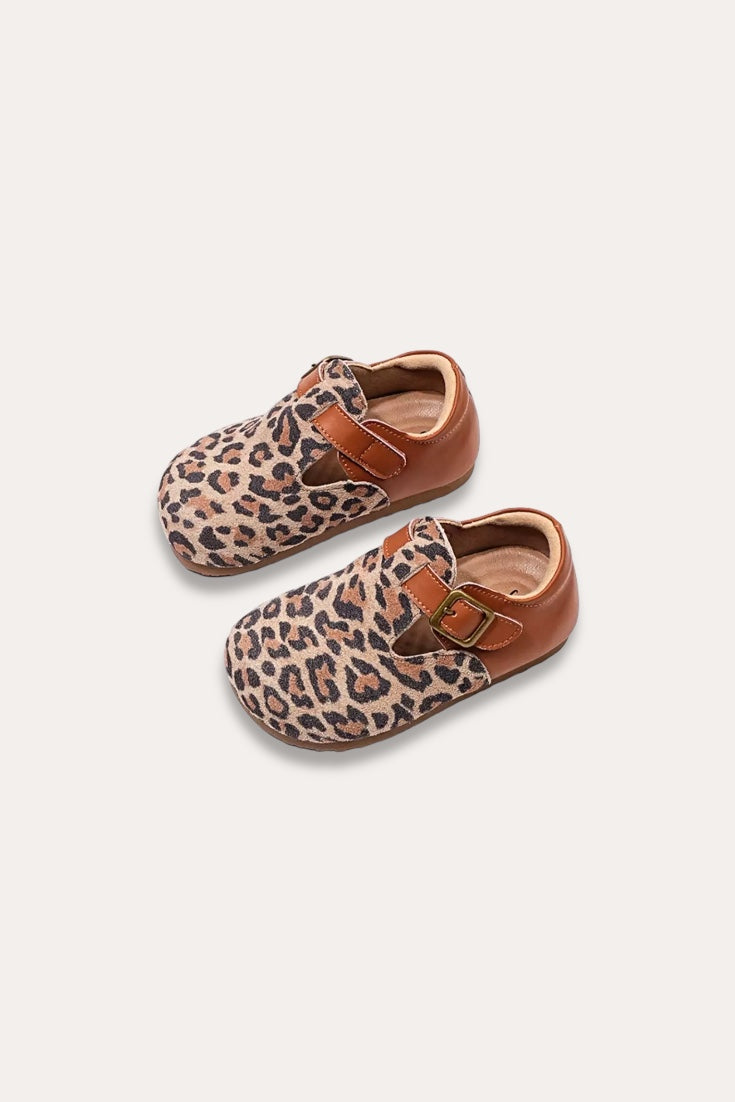 Leopard Sandals | Brown