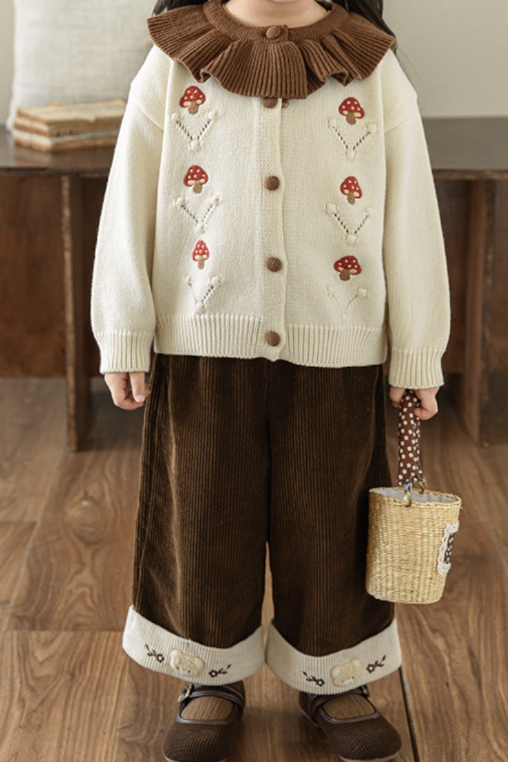 Mushroom Cardigan | Beige