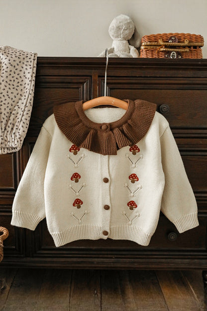 Mushroom Cardigan | Beige