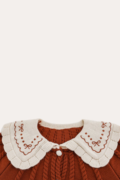 Keyla Cardigan | Brownish Red