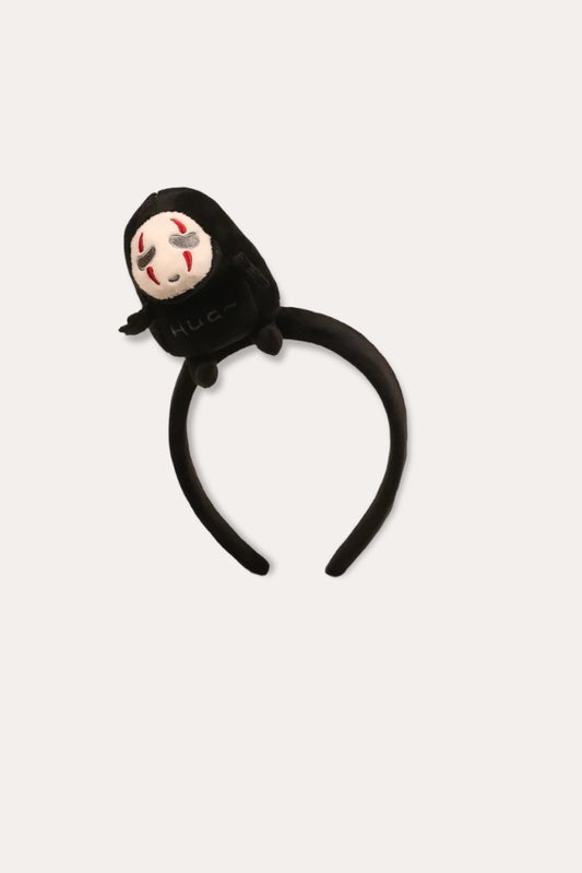 No Face Headband | Black