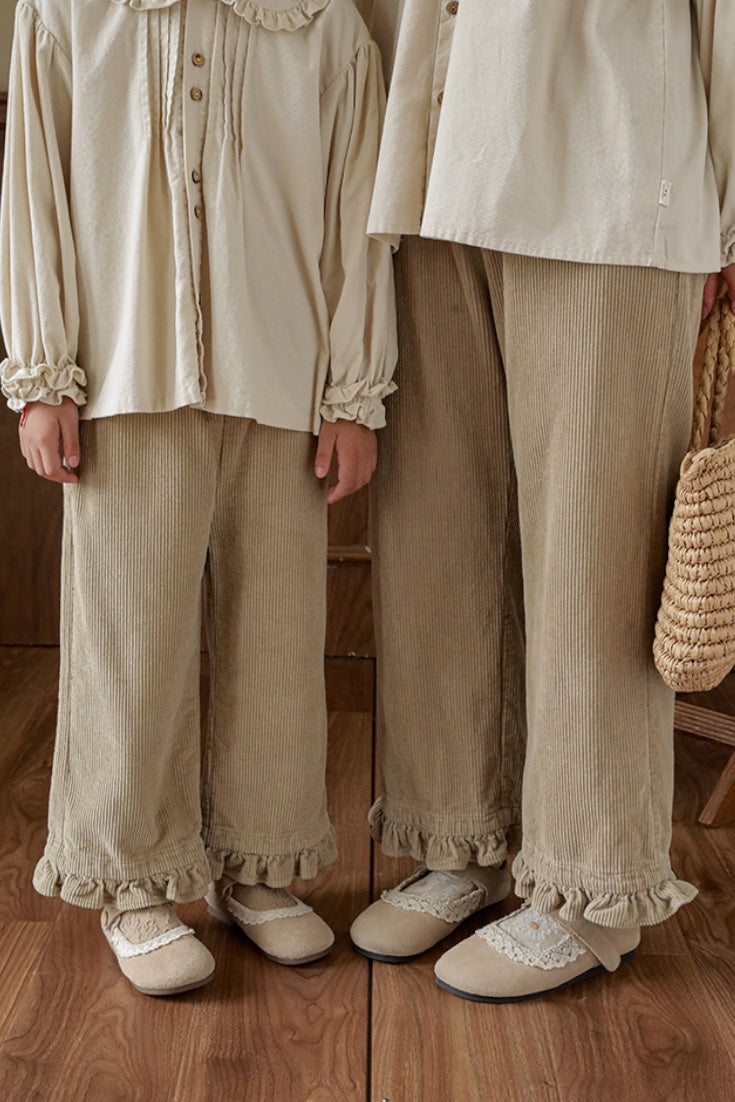 Alva Corduroy Trousers | Ecru