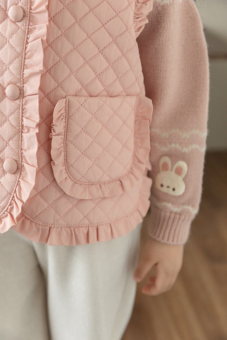 Bunny Gilet | Pink