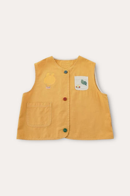 Happy Zoo Vest | Yellow