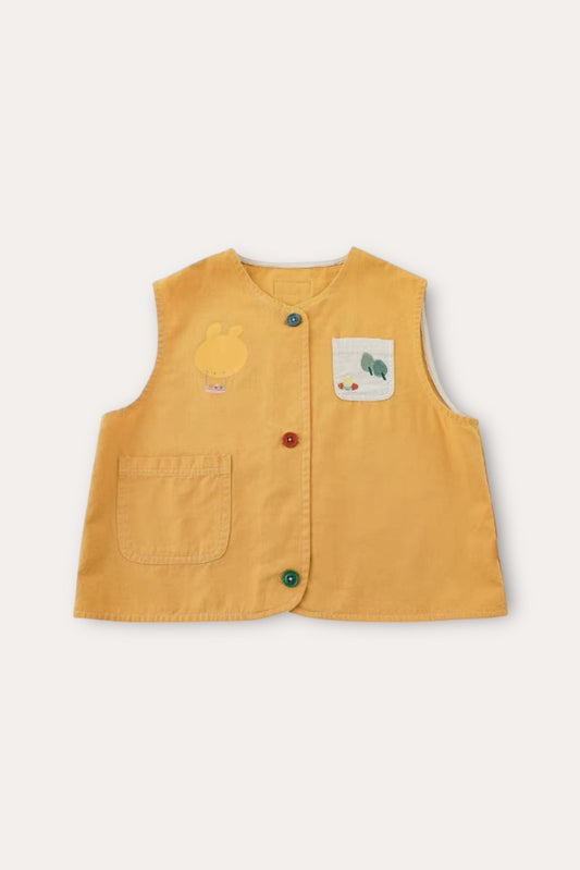 Happy Zoo Vest | Yellow