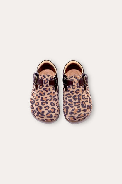 Leopard Sandals | Brown