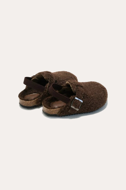 Teddy Sandals | Brown