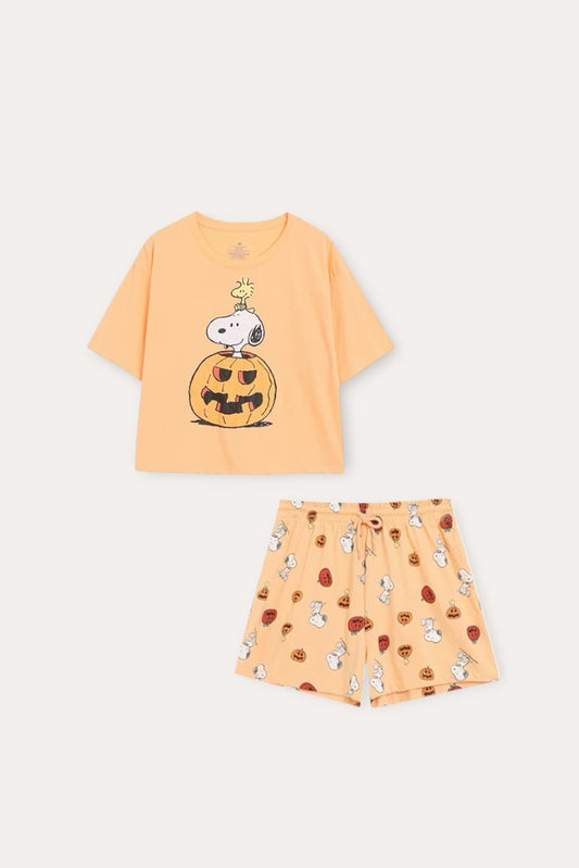 Pumpkin Snoopy Set | Orange