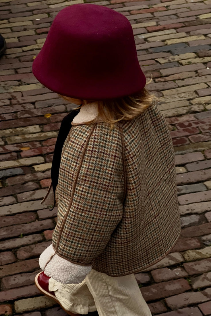 Lydia Merino Wool Felt Cloche Hat | Bourgondie