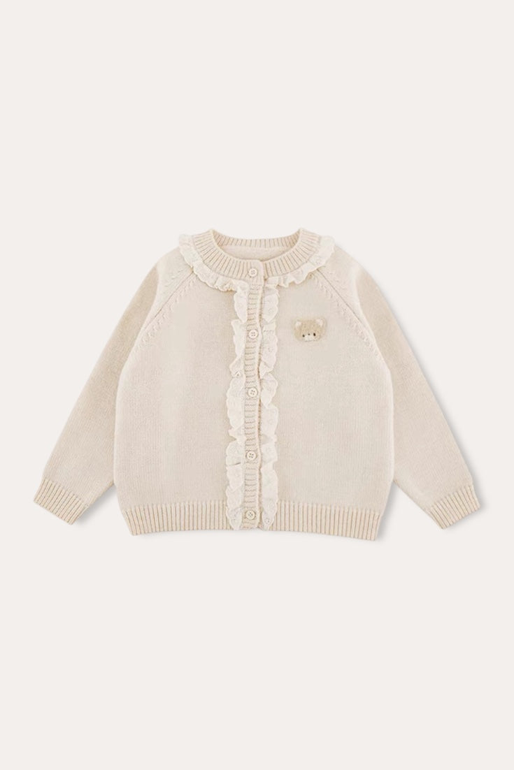 Bear Cardigan | Beige