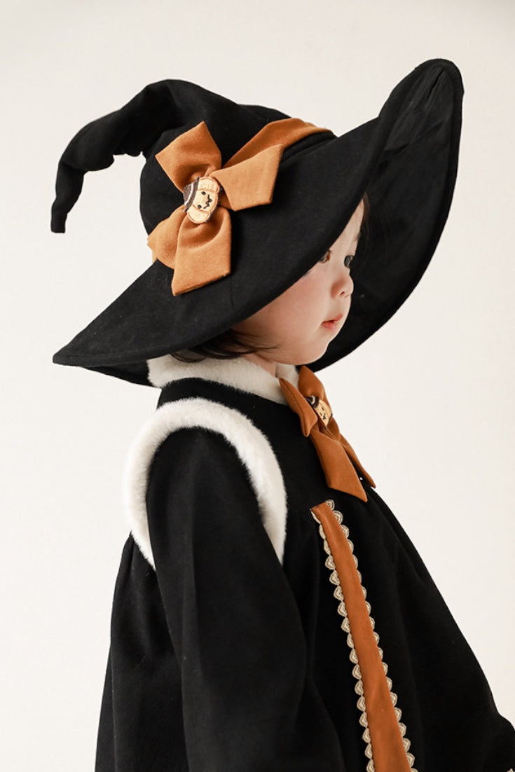 Pumpkin Drees And Hat | Black Orange