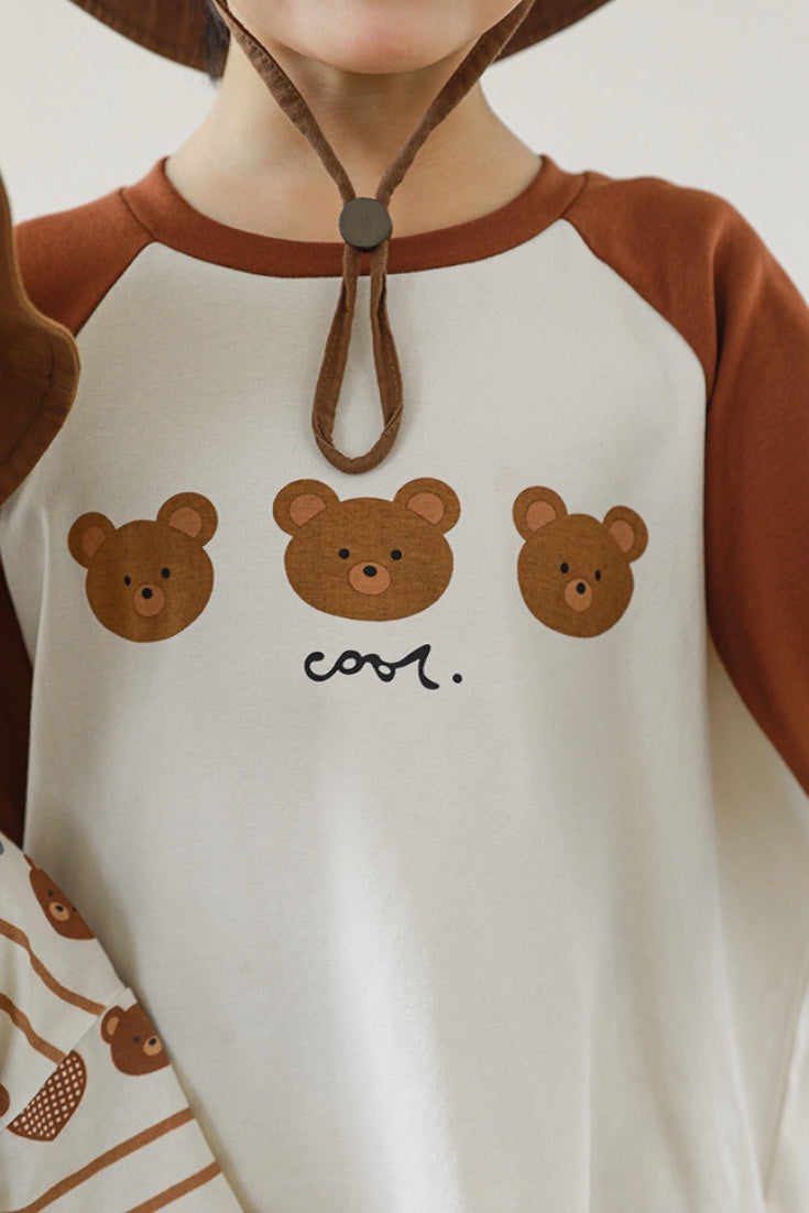 Bear T-shirt | Brown