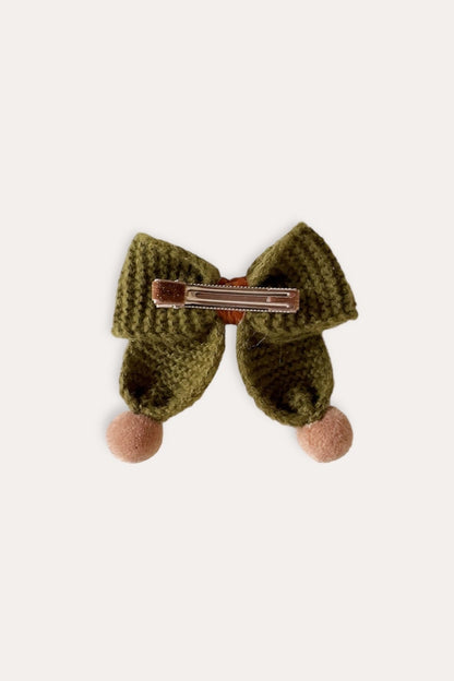 Heli knitted Clip | Green