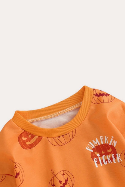 Pumpkin Picker Sweatshirt | Orange