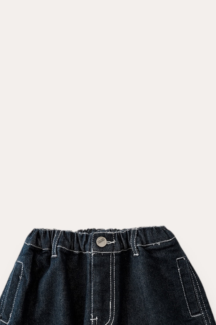 Cargo Jeans Trousers | Navy