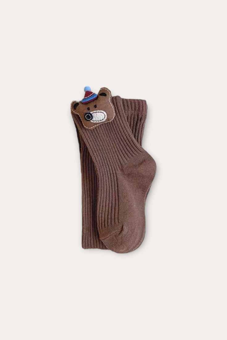 Teddy Bear Tights | Khaki