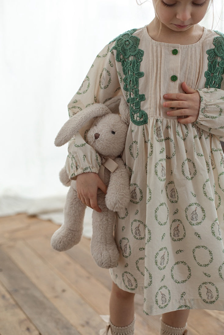 Britta Rabbit Dress | Beige