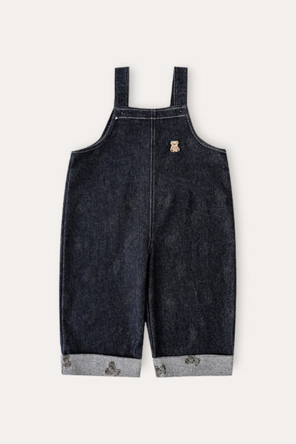 Pou Denim Jumpsuit | Navy