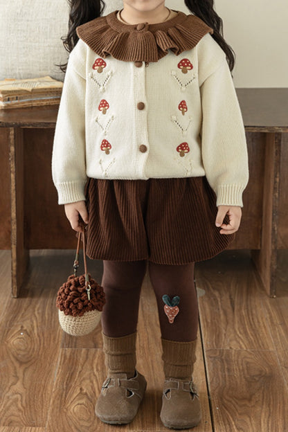 Mushroom Cardigan | Beige