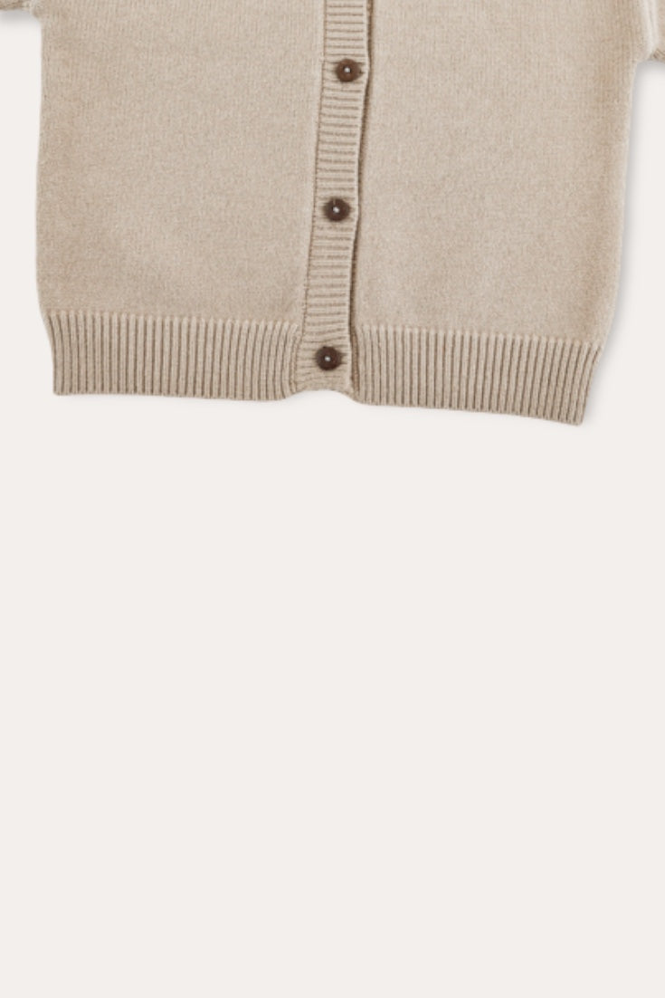 Mushroom Cardigan | Khaki