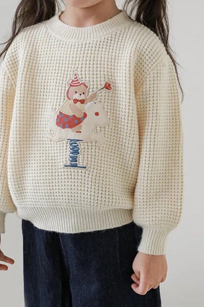 Bobi Bear Sweater | Beige