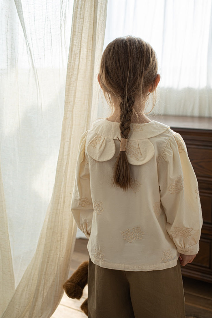 Teddy Bear Blouse | Beige