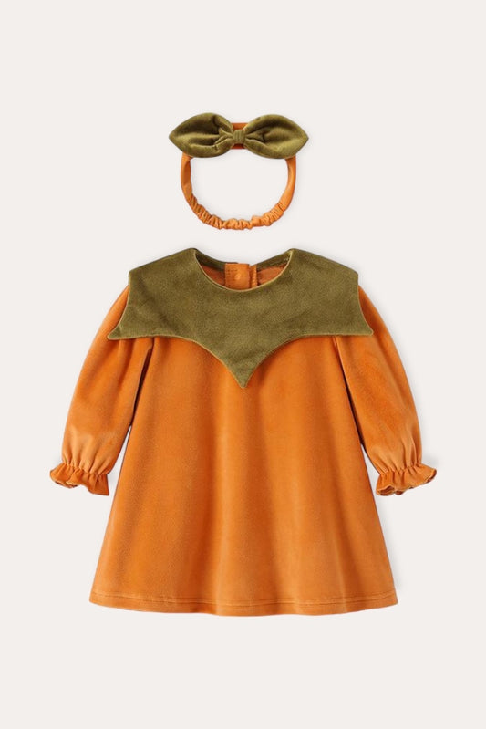 Halloween Pumpkin Dress | Orange