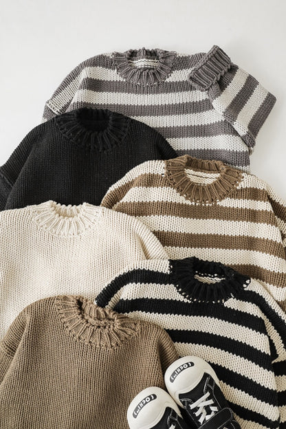 Vos Sweater | Black Beige