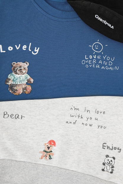 Enjoy Bear Sweatshirt | Gray