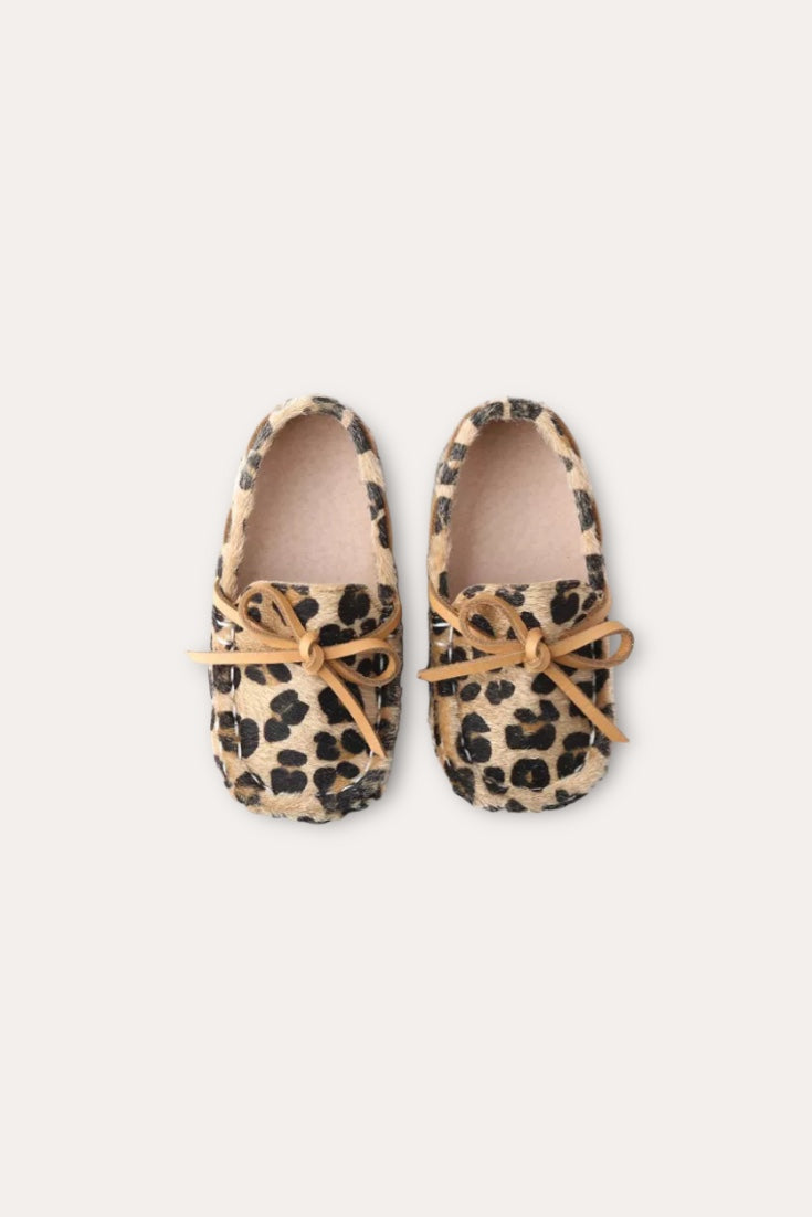 Leopard Loafers | Brown