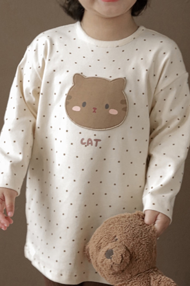 Kitten Shirt | Beige