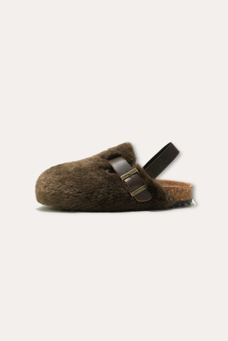 Teddy Sandals | Brown