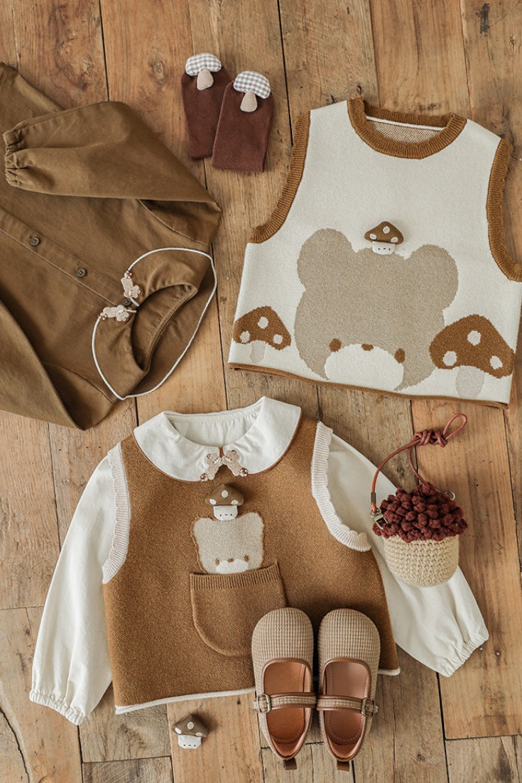 Bebe Bear Blouse | Brown