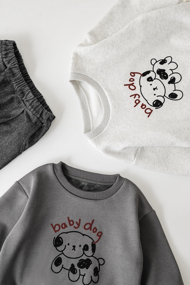 Baby Dog Sweatshirt | Gray