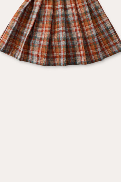 Coco Plaid Skirt | Red Green