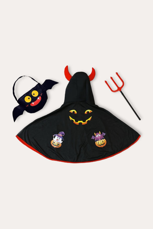 Halloween Hooded Cape | Black