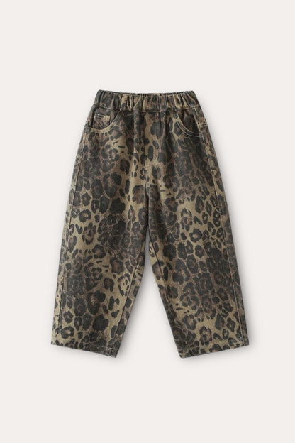 Leopard Trousers | Brown