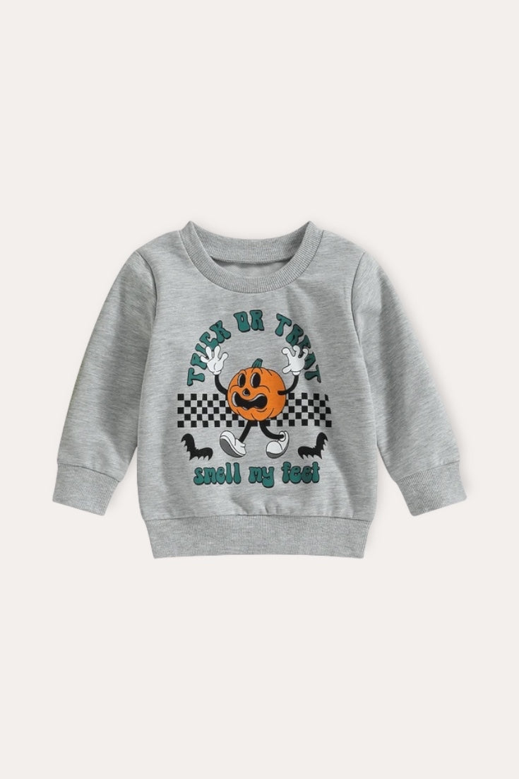 Trick Or Trick Sweatshirt | Gray