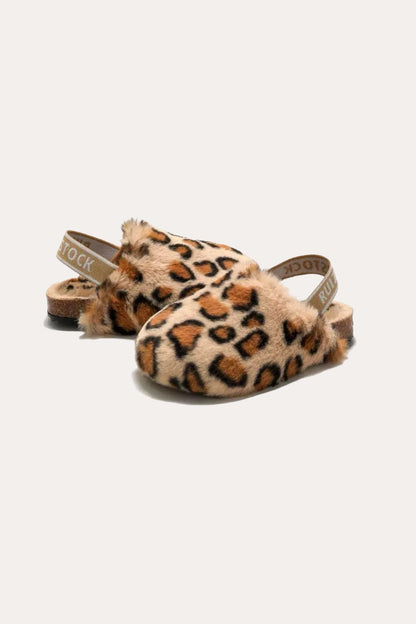 Leopard Teddy Sandals | Sorrell Brown