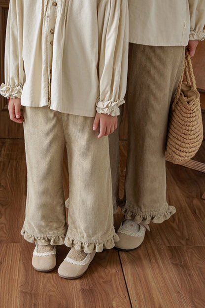 Alva Corduroy Trousers | Ecru