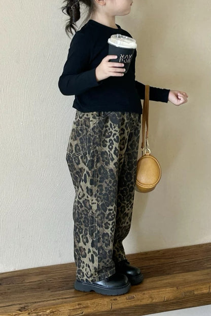 Leopard Trousers | Brown